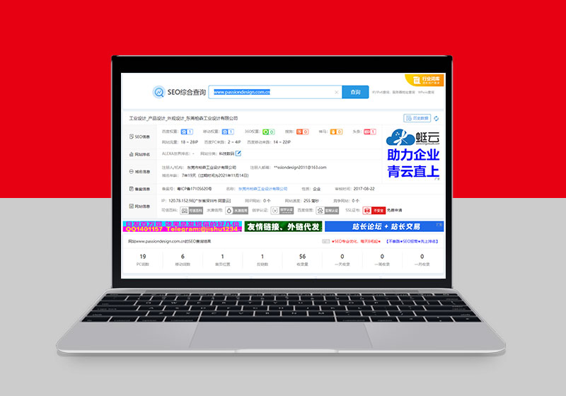 東莞工業設計整站SEO優化案例